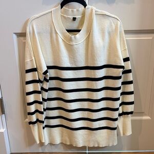 Striped Black and White Sweater